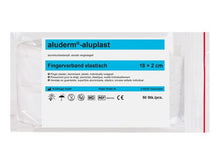 Cargar imagen en el visor de la galería, Imagen del apósito para dedos Aluderm Aluplast 18x2 cm elástico de 50 unidadesde Söhngen