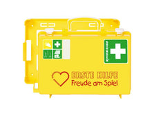 Cargar imagen en el visor de la galería, Imagen del botiquín de primeros auxilios pediátrico SN-CD amarillo