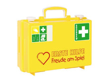 Cargar imagen en el visor de la galería, Imagen del botiquín de primeros auxilios pediátrico SN-CD amarillo