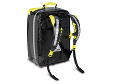 Charger l'image dans la galerie, Imagen de la mochila de emergencias Berlín amarilla de PAX parte trasera