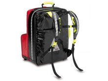 Charger l'image dans la galerie, Imagen de la mochila de emergencia Wasserkuppe DEA L roja de PAX parte trasera