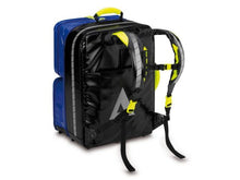 Charger l'image dans la galerie, Imagen de la mochila de emergencia Wasserkuppe L-FT2 de PAX azul parte trasera