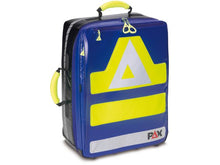Charger l'image dans la galerie, Imagen de la mochila de emergencia Wasserkuppe L azul de PAX