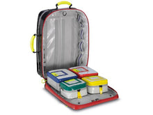 Charger l'image dans la galerie, Imagen de la mochila de emergencia Wasserkuppe L roja de PAX bolsillos parte frontal