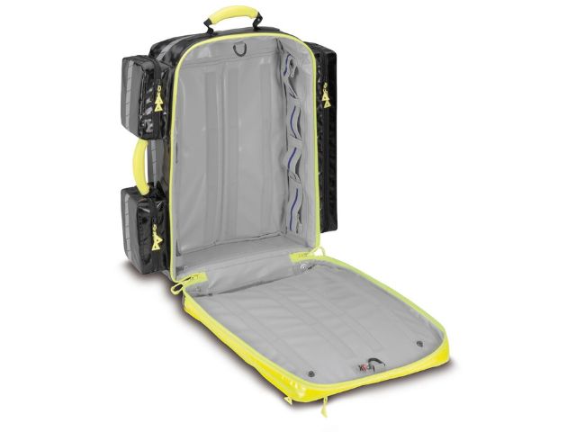 Imagen de la mochila de emergencia Wasserkuppe L-ST amarilla de PAX vacía