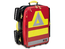 Charger l'image dans la galerie, Imagen de la mochila de emergencia Wasserkuppe L-ST roja de PAX