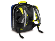 Charger l'image dans la galerie, Imagen de la mochila de emergencia Rapid Response azul de PAX parte trasera