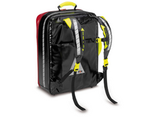 Charger l'image dans la galerie, Imagen de la mochila de emergencia Wasserkupe imantada de PAX roja parte trasera