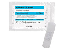Cargar imagen en el visor de la galería, Imagen de la tirita impermeable Aluderm Aluplast 1,9x7,2 cm de Söhngen