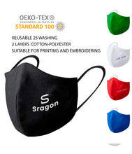 Cargar imagen en el visor de la galería, Mascarilla textil higiénica reutilizable Adulto