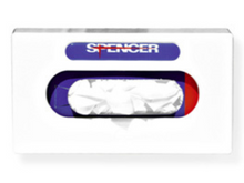Cargar imagen en el visor de la galería, Imagen del dispensador de guantes Spencer blanco