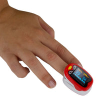 Cargar imagen en el visor de la galería, Pulsioxímetro infantil onda plestismográfica divertido diseño con forma de pájaro seguro y fiable