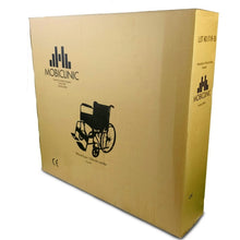 Cargar imagen en el visor de la galería, Silla de ruedas plegable rueda grande ligera negro alcazaba