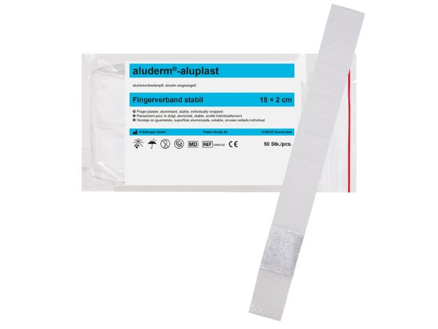 Imagen del apósito para dedos Aluderm Aluplast 18x2 cm de 50 unidadesde Söhngen
