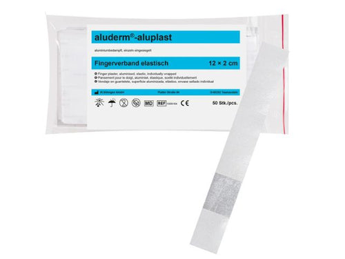 Imagen del apósito para dedos Aluderm Aluplast  12x2 cm de 50 unidadesde Söhngen