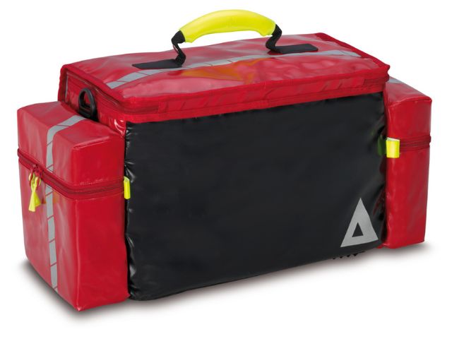 Imagen de la bolsa de emergencia roja Essen de PAX parte trasera