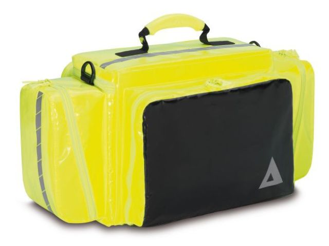 Imagen de la bolsa de emergencia Oldenburg amarilla de PAX parte trasera