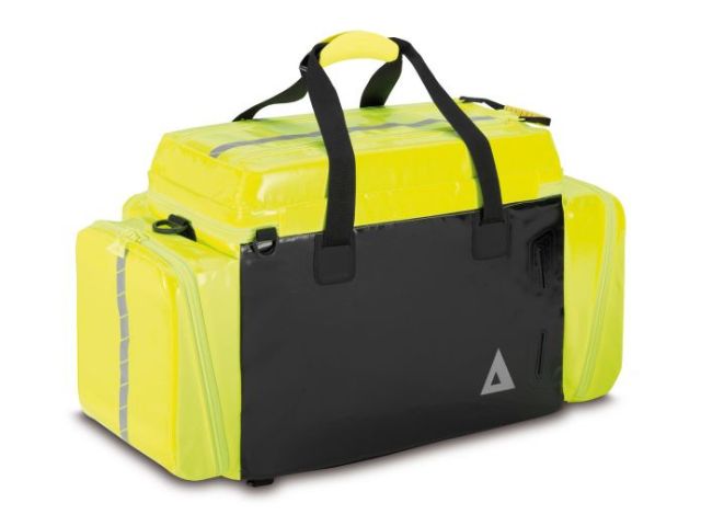 Imagen de la bolsa de emergencia Gladbach amarilla de PAX parte trasera