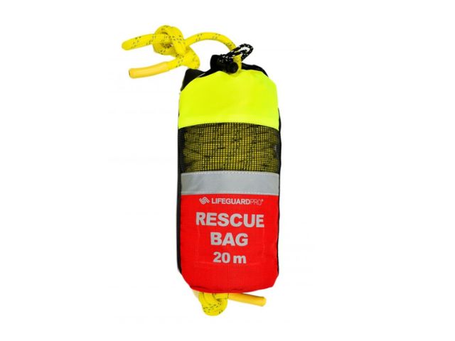 Imagen de la Bolsa de rescate acuático con cuerda flotante de 20 metros