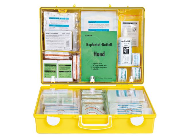 Imagen del botiquín de primeros auxilios MT-CD amarillo Extra +