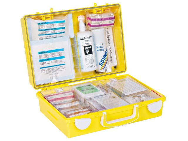 Imagen del botiquín de primeros auxilios SN-CD amarillo Extra +