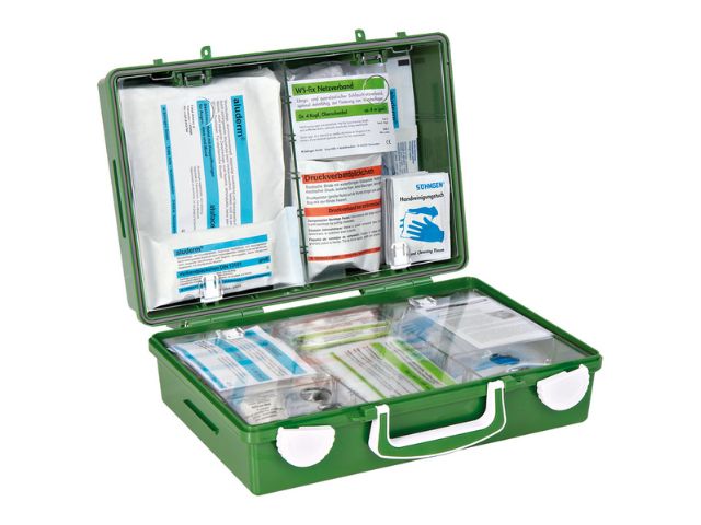 Imagen del botiquín de primeros auxilios SN-CD verde