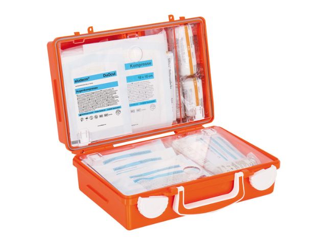 Imagen del botiquín de primeros auxilios Quick-CD naranja de Söhngen