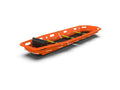 Imagen de la camilla nido divisible Twin Shell naranja