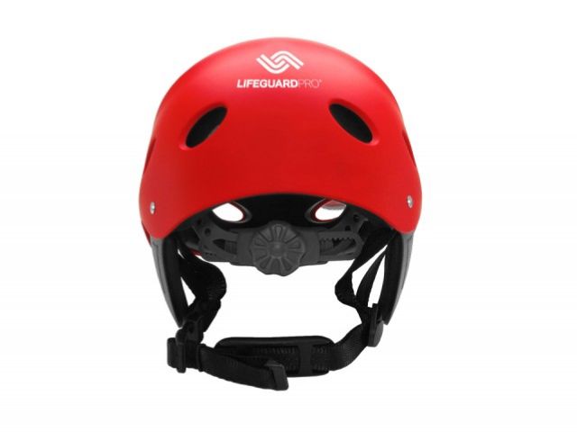 Imagen del Casco acuático Rescue rojo ajustable