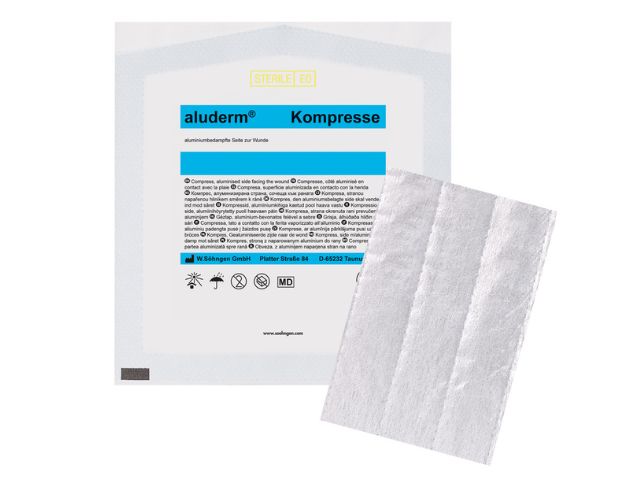 Imagen de la compresa Aluderm de Söhngen de 10x15 cm