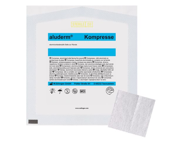 Imagen de la compresa Aluderm de Söhngen de 5x5 cm