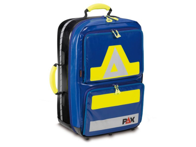 Imagen de la mochila de emergencias Berlín imantada azul de PAX 