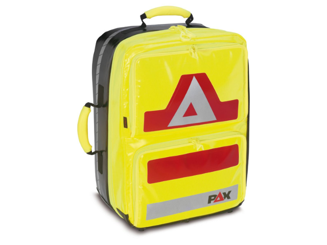 Imagen de la mochila de emergencias Berlín amarilla de PAX