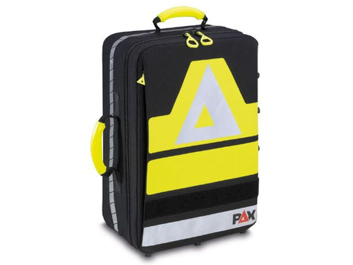 Imagen de la mochila de emergencia con apertura lateral de PAX