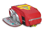 Imagen de la mochila de emergencia para rescate aéreo Flight Medic talla L de PAX bolsillo lateral abierto
