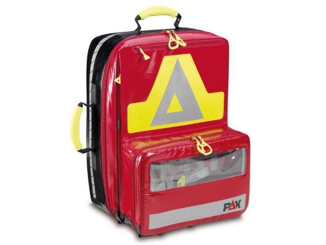Imagen de la mochila de emergencia Wasserkuppe DEA L roja de PAX