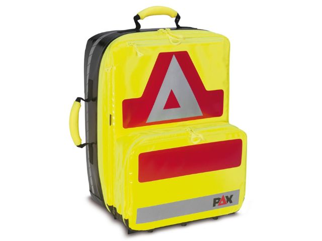 Imagen de la mochila de emergencia Wasserkuppe L-FT amarilla de PAX