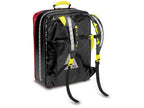 Imagen de la mochila de emergencia Wasserkuppe L roja de PAX parte trasera