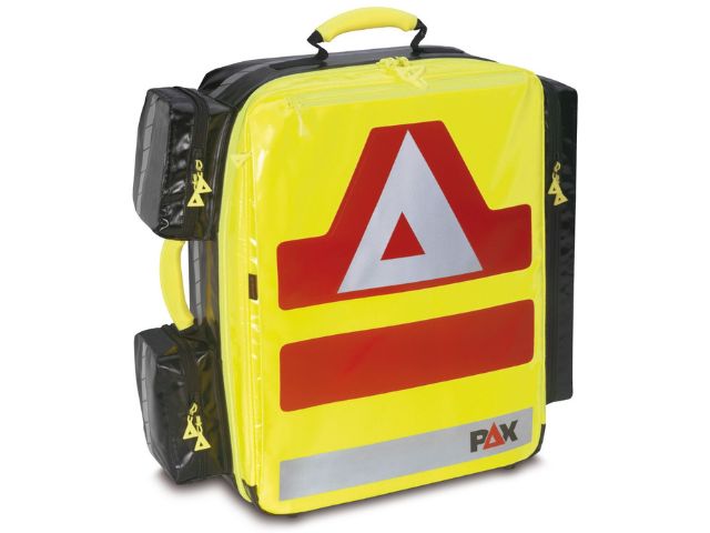 Imagen de la mochila de emergencia Wasserkuppe L-ST amarilla de PAX