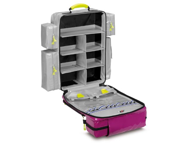 Imagen de la mochila de emergencia Aftercare de PAX abierta