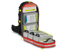 Cargar imagen en el visor de la galería, Imagen de la mochila de emergencia para rescate en altura Mt. Mckinley de PAX abierta

