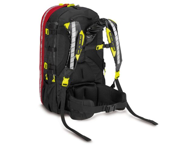 Imagen de la mochila de emergencia para rescate en altura Mt. Mckinley de PAX parte trasera