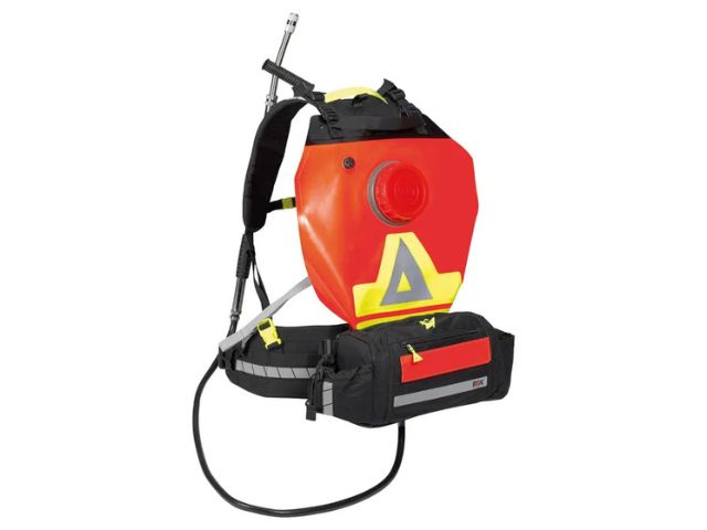 Imagen de la mochila para incendios forestales con bolsa de agua de PAX