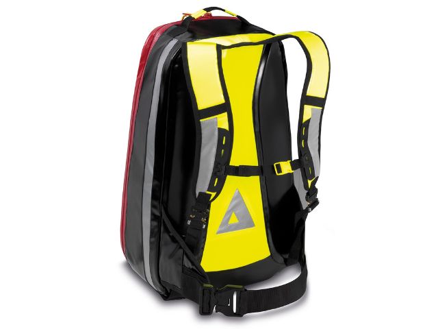 Imagen de la mochila para material de rescate en altura de PAX parte trasera