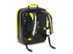 Imagen de la mochila de emergencia grande y compacta Rapid Response amarilla de PAX parte trasera