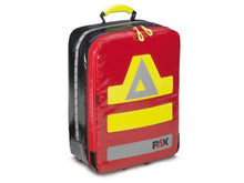 Charger l&#39;image dans la galerie, Imagen de la mochila de emergencia grande y compacta Rapid Response roja de PAX
