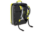 Imagen de la mochila de emergencia Wasserkupe imantada de PAX amarilla parte trasera