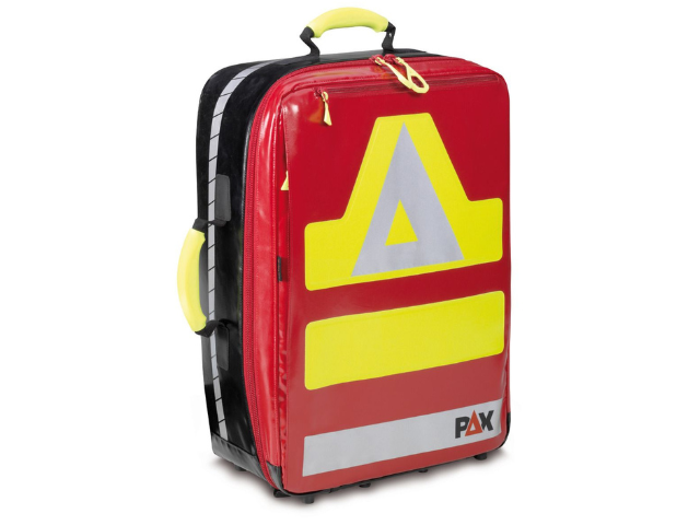 Imagen de la mochila de emergencia Wasserkupe  imantada de PAX roja
