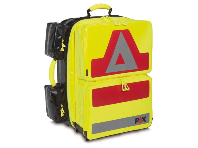Imagen de la mochila de emergencia imantada Wasserkuppe L-ST-FT2 de PAX amarilla