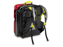 Cargar imagen en el visor de la galería, Imagen de la mochila de emergencia imantada Wasserkuppe L-ST-FT2 de PAX roja parte trasera

